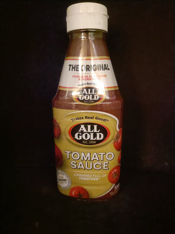 All Gold Tomato Sauce 500ml Squeeze Bottle